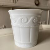 Pot à bougie, photophore, porcelaine fine, Bernardaud, Limoges, modèle louvre