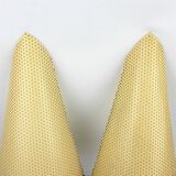 "Ring" sconces Lunel perforated metal, 1950