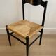 4 vintage mulched chairs