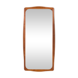 Miroir en teck danois du milieu du siècle, années 1960