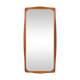 Miroir en teck danois du milieu du siècle, années 1960