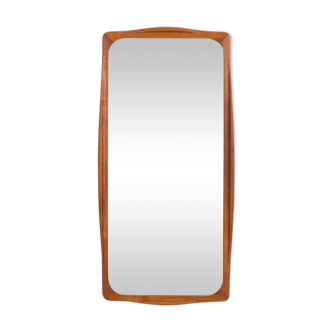 Mid-century Danish teak mirror, 1960s