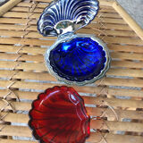 Butter dish/pocket tray • shell, vintage