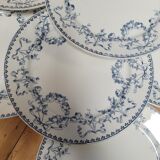 Lot de 9 assiettes à dessert