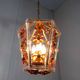 Glass flower hanging lamp 1950-60’s