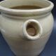 Grease pot with burgundy sandstone spout