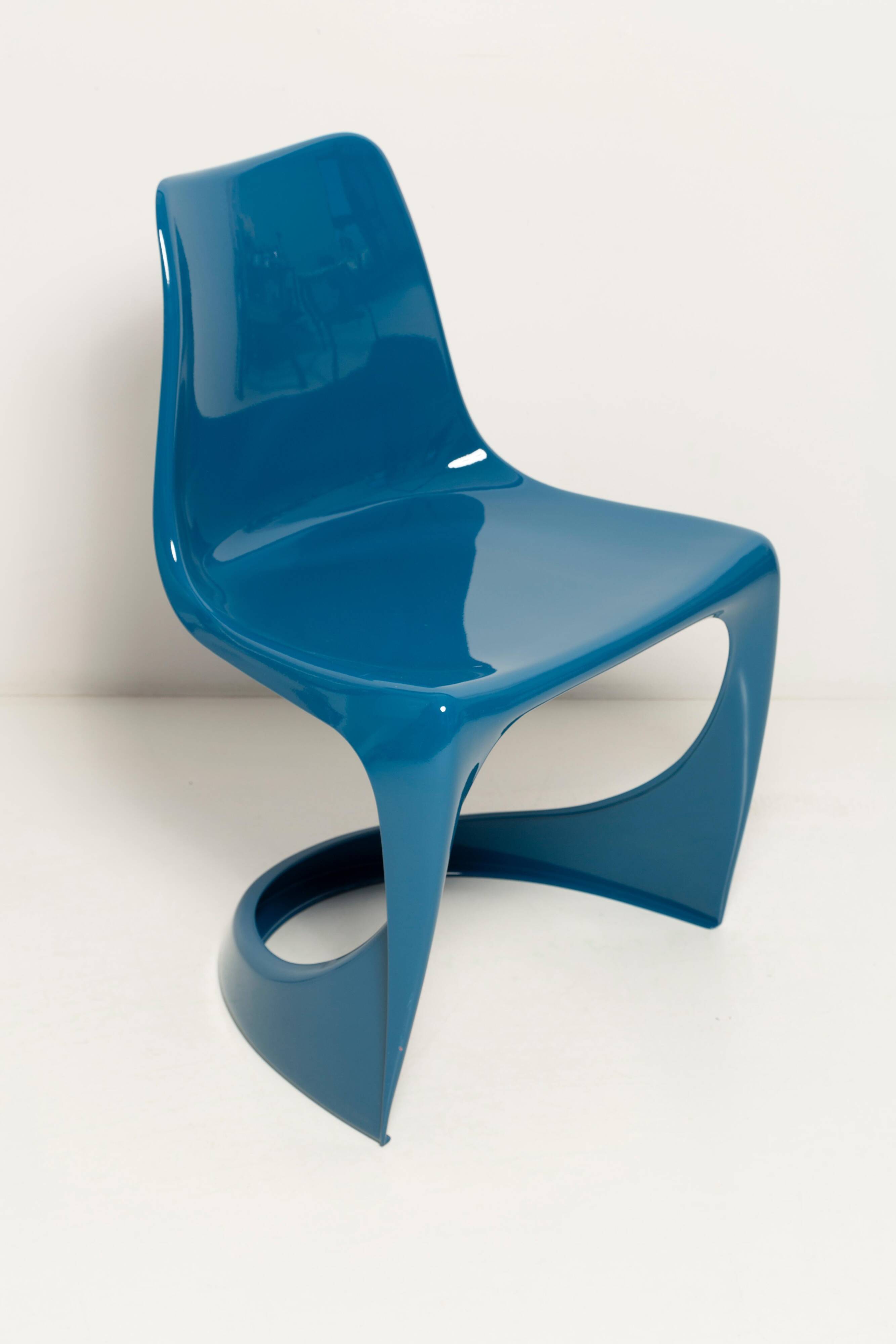 Mid-century blue sea Cado chair, Steen Østergaard, Europe, 1960s