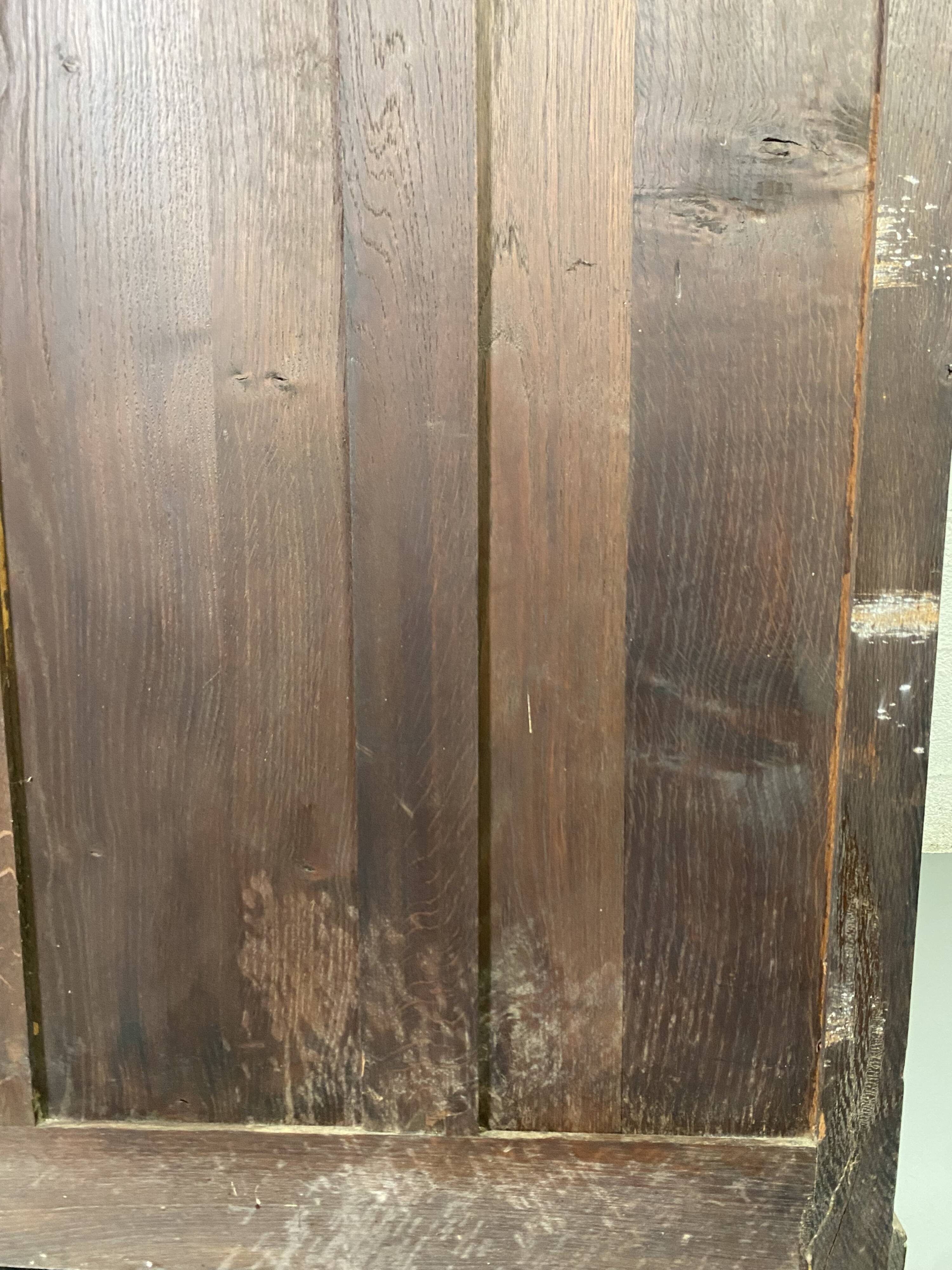 Large vintage wooden bookcase