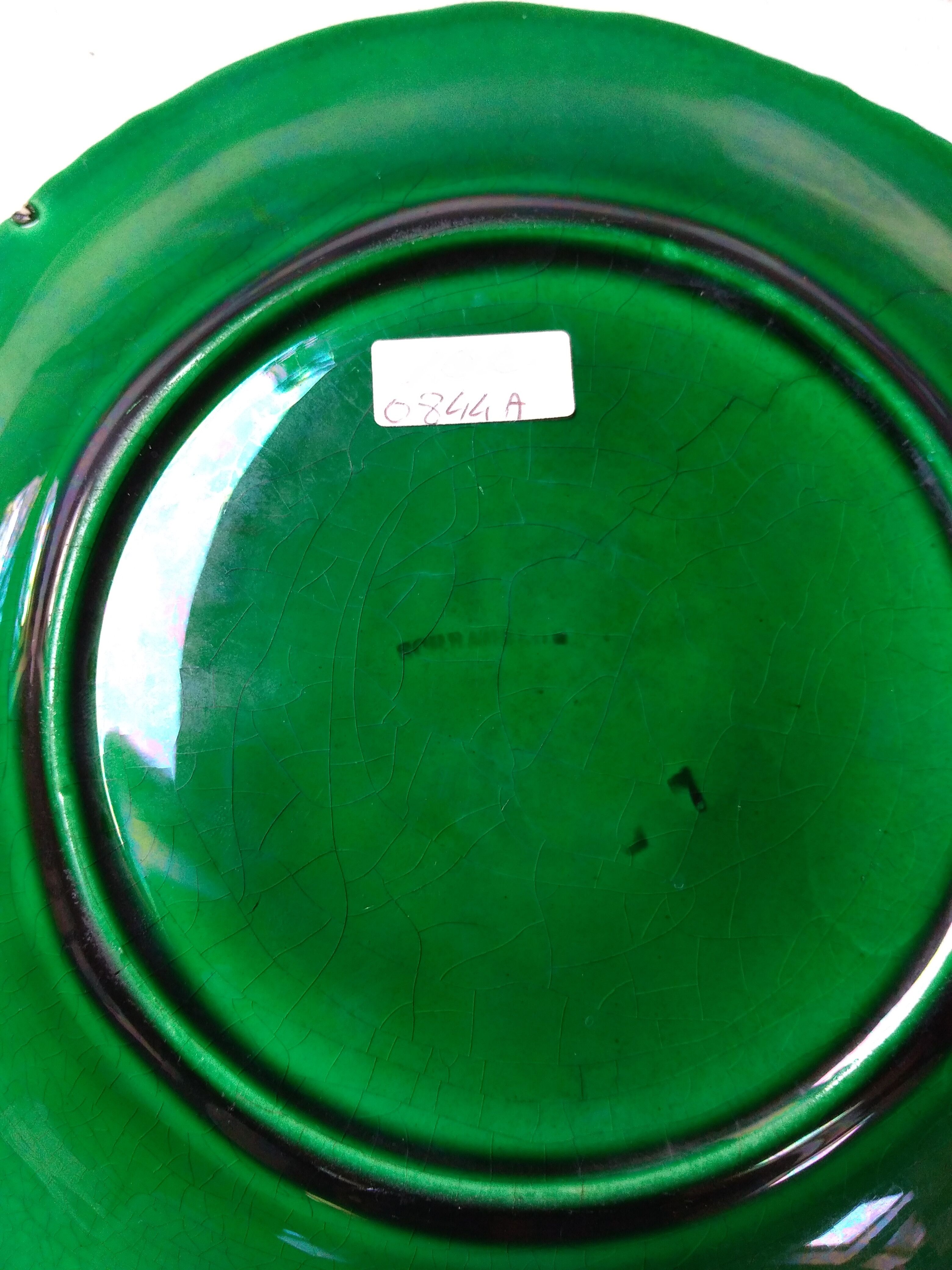 Plate dabbling enamels ombrant