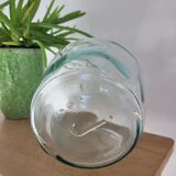 Transparent demijohn vase