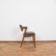 Mid-century danish teak and leather dining chair model 42 by Kai Kristiansen for Schou Andersen, 196