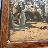 Old large orientalist colorized panoramic photo