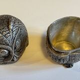 Pewter Owl Box by Etienne Sergent FRANCE