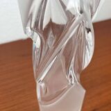 Vintage glass vase from the German Malachit series by Peill & Putzler, 1970s.