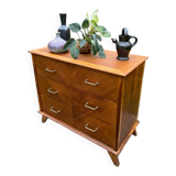 Vintage 1950s chest of drawers in gilded oak