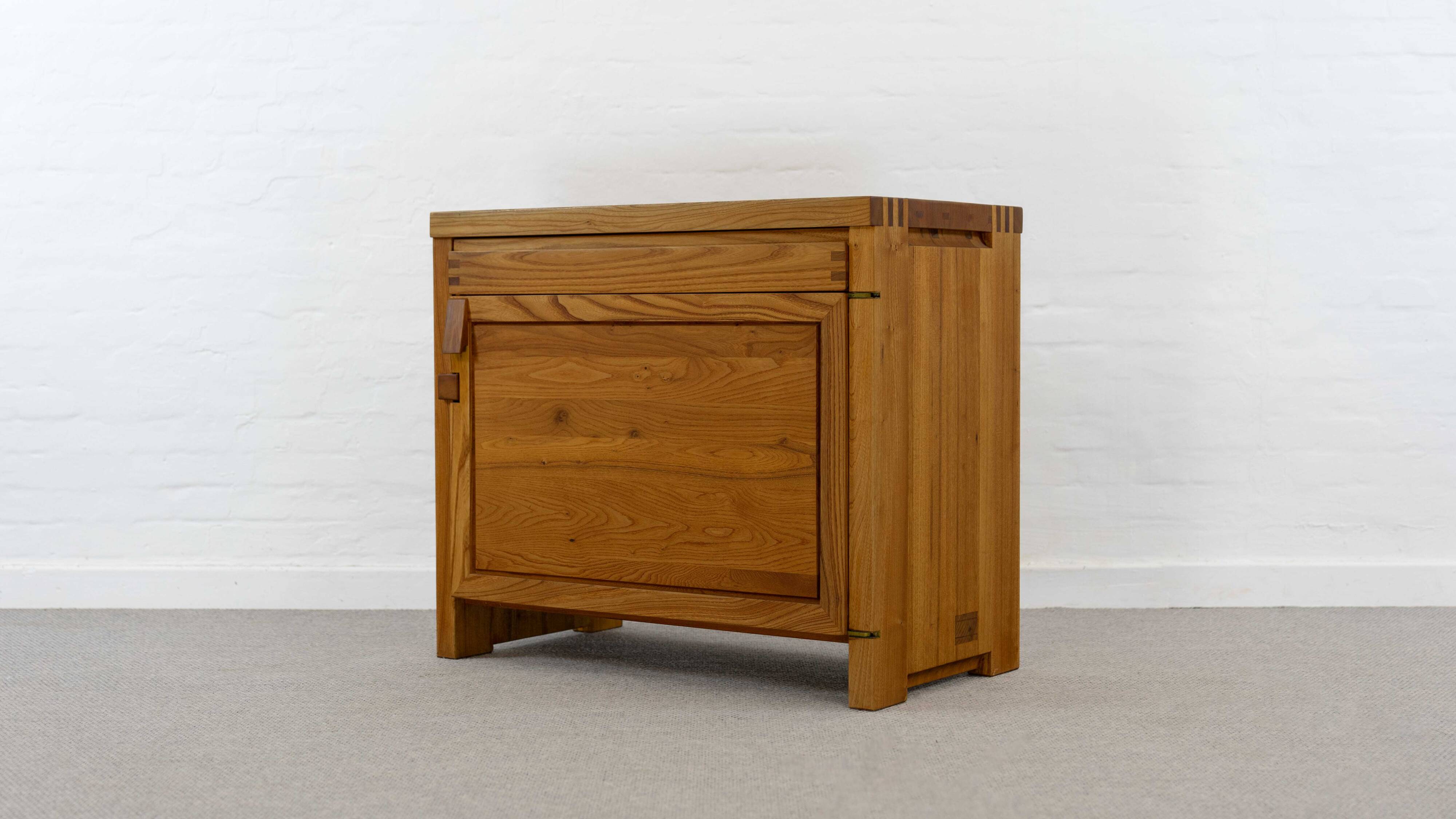 Sideboard Model R09 by Pierre Chapo in solid elm