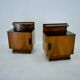 Pair of Midcentury Czechoslovakian Bedside Tables, 1940s
