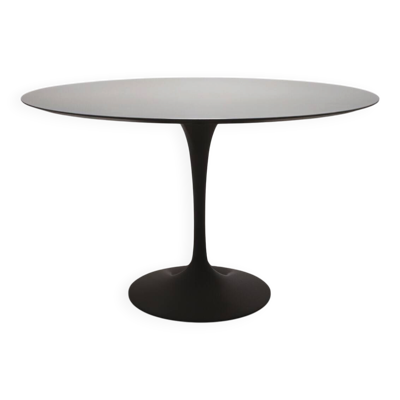 Table à manger ronde tulipe en marbre par Eero Saarinen, années 2000