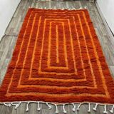 Incredible orange Moroccan rug 150/250cm