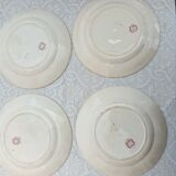 6 assiettes plates Choisy Leroy