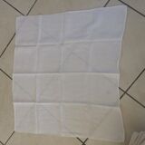 Set de 12 serviettes blanches damassées