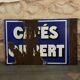 Plaque publicitaire Cafés Gilbert