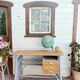 Vintage wicker desk