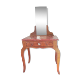 Art Deco wood and marble hairdresser