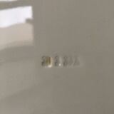 Vintage round tray with 1970s handles