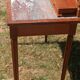 Art Deco dressing table in oak and red marble, 1920s-30s.