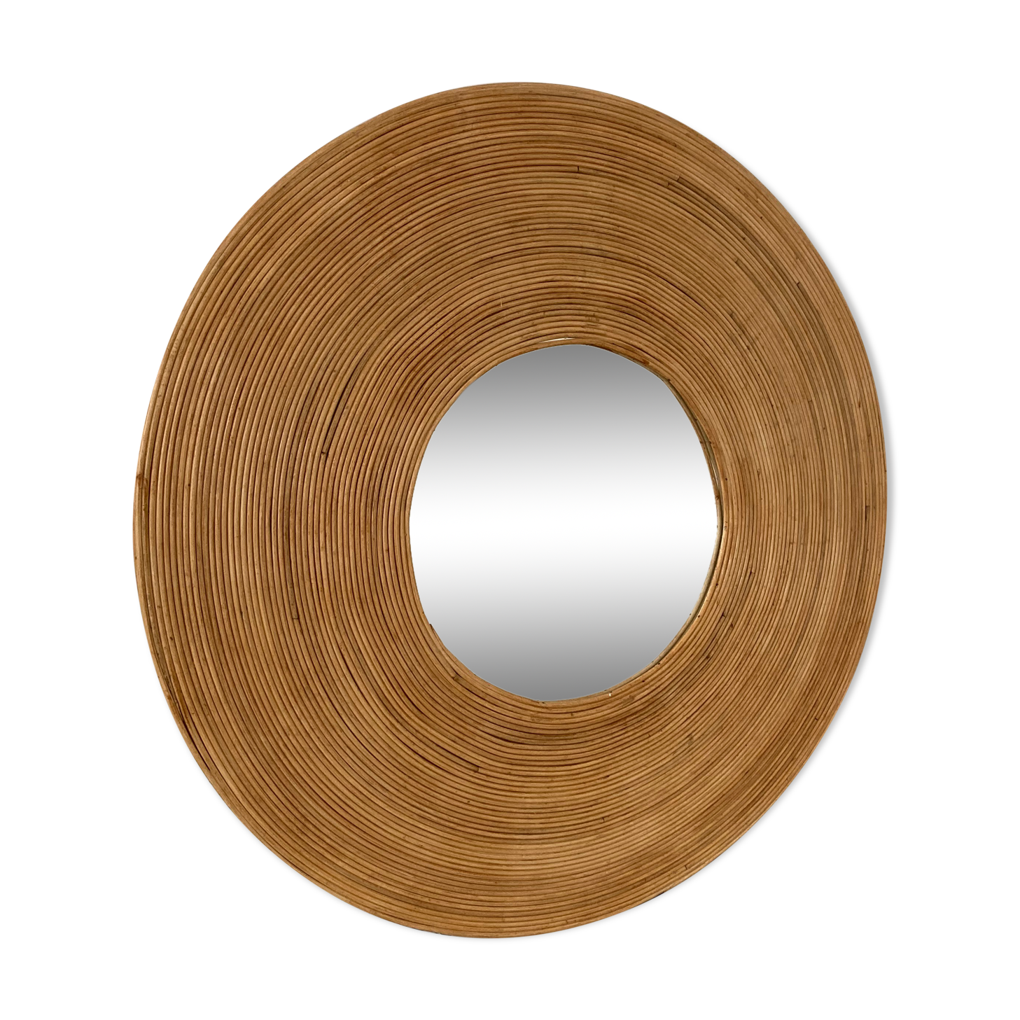 Wicker mirror