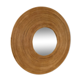 Wicker mirror