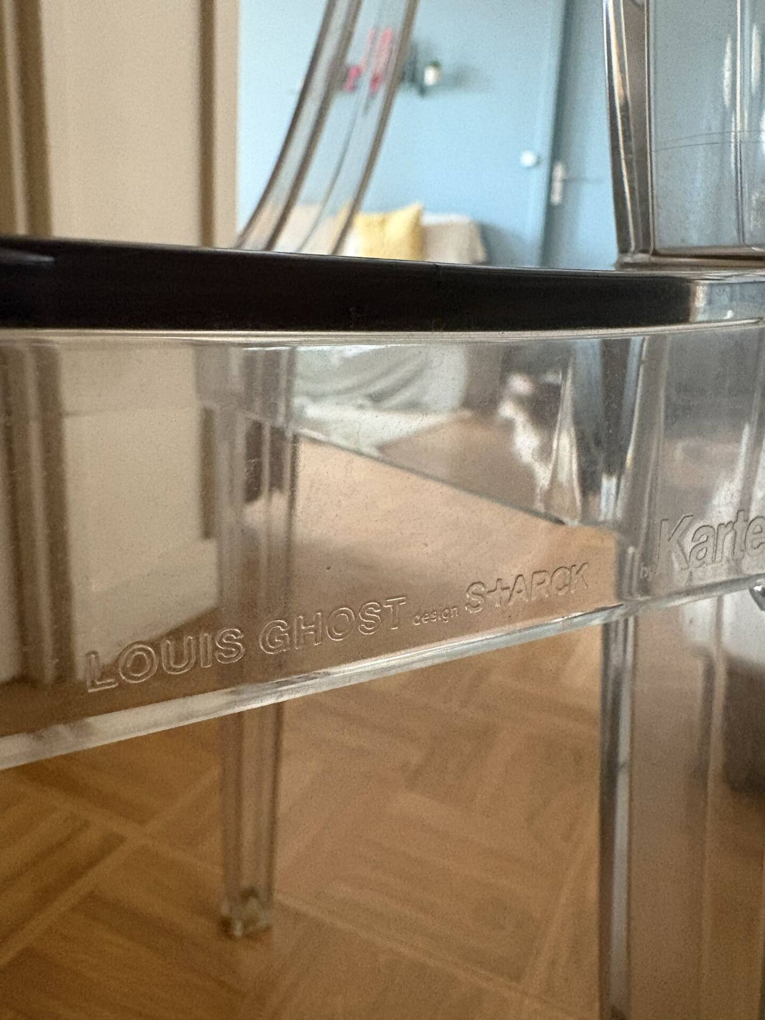 Chaise Louis Ghost cristal Kartell