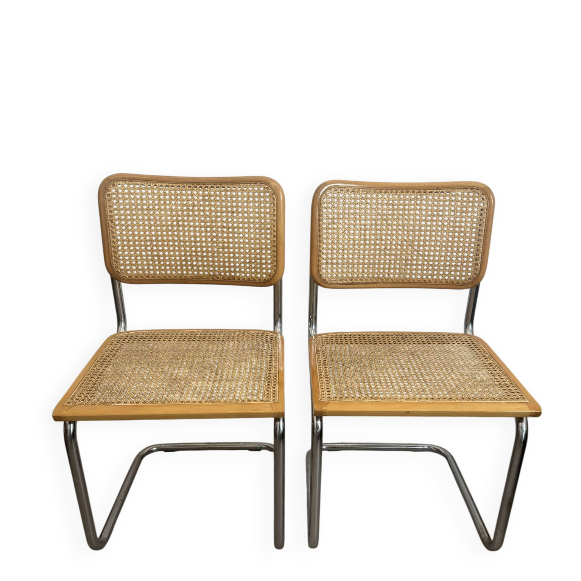 Paire de chaises Marcel Breuer -Cesca - made in Italy 