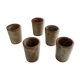Lot de 5 verres en grès