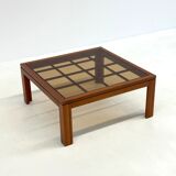 Brutalist Italian coffee table by Caccia alla Volpe for Linea Arredo