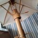 Vintage 70's adjustable bamboo floor lamp