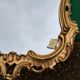 Rococo mirror in gilded wood