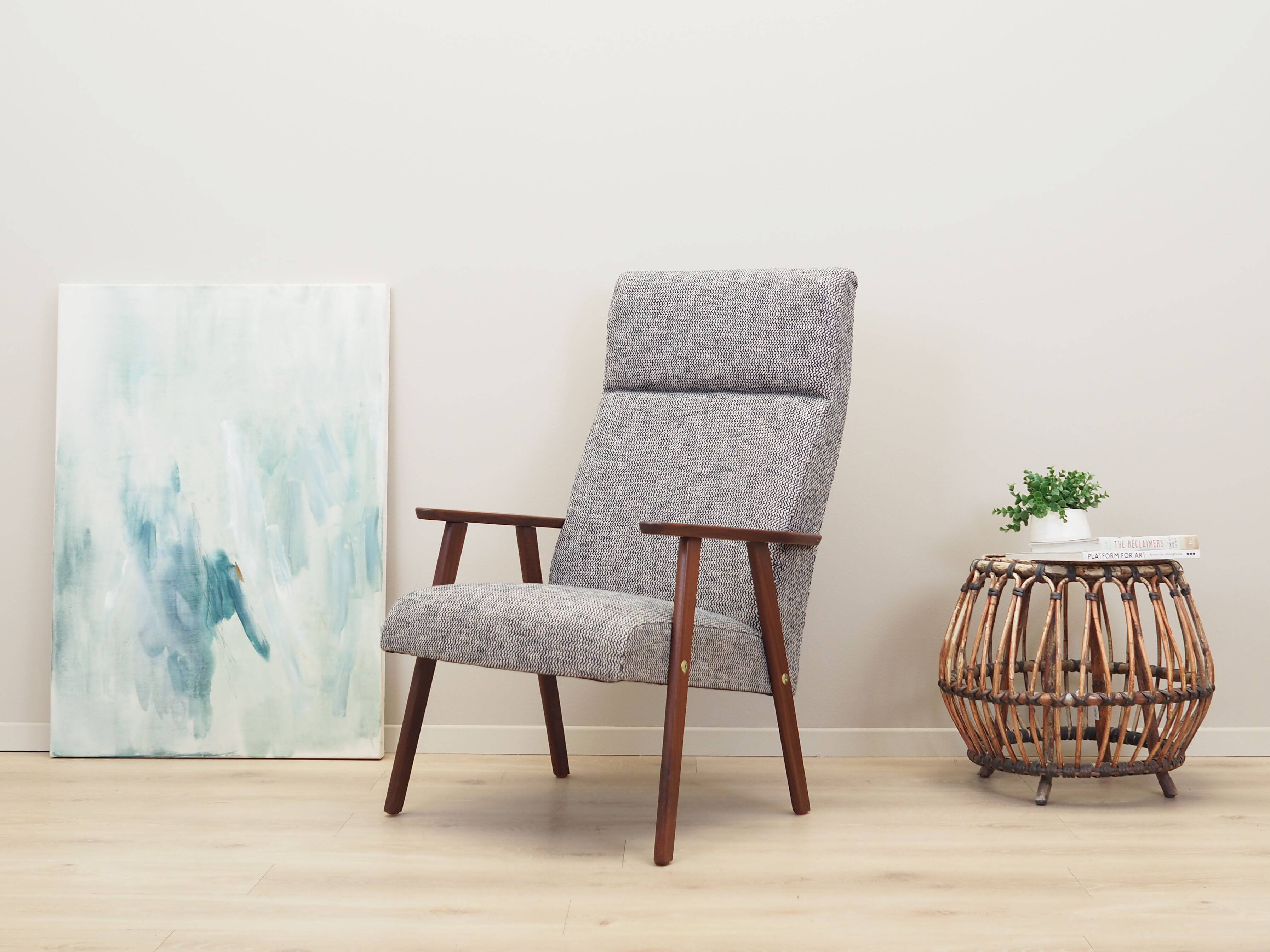 Mahogany armchair, Danish design, 1960s, production: Denmark