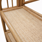 Vintage bamboo shelf – Handmade – Removable trays