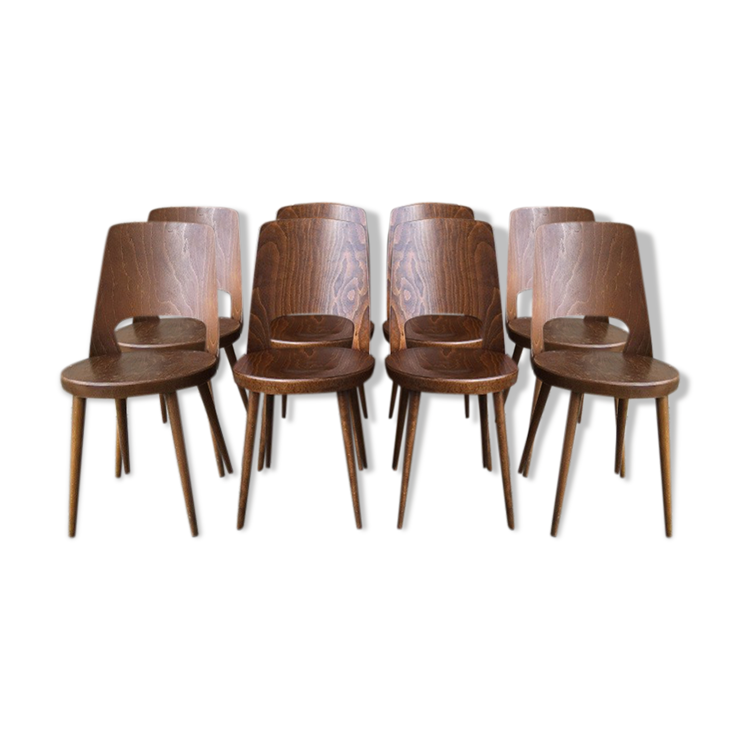 set of 8 chairs Baumann "Mondor"