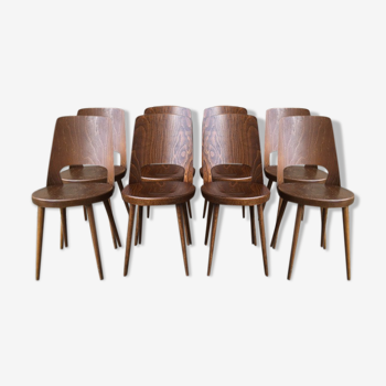 set of 8 chairs Baumann "Mondor"
