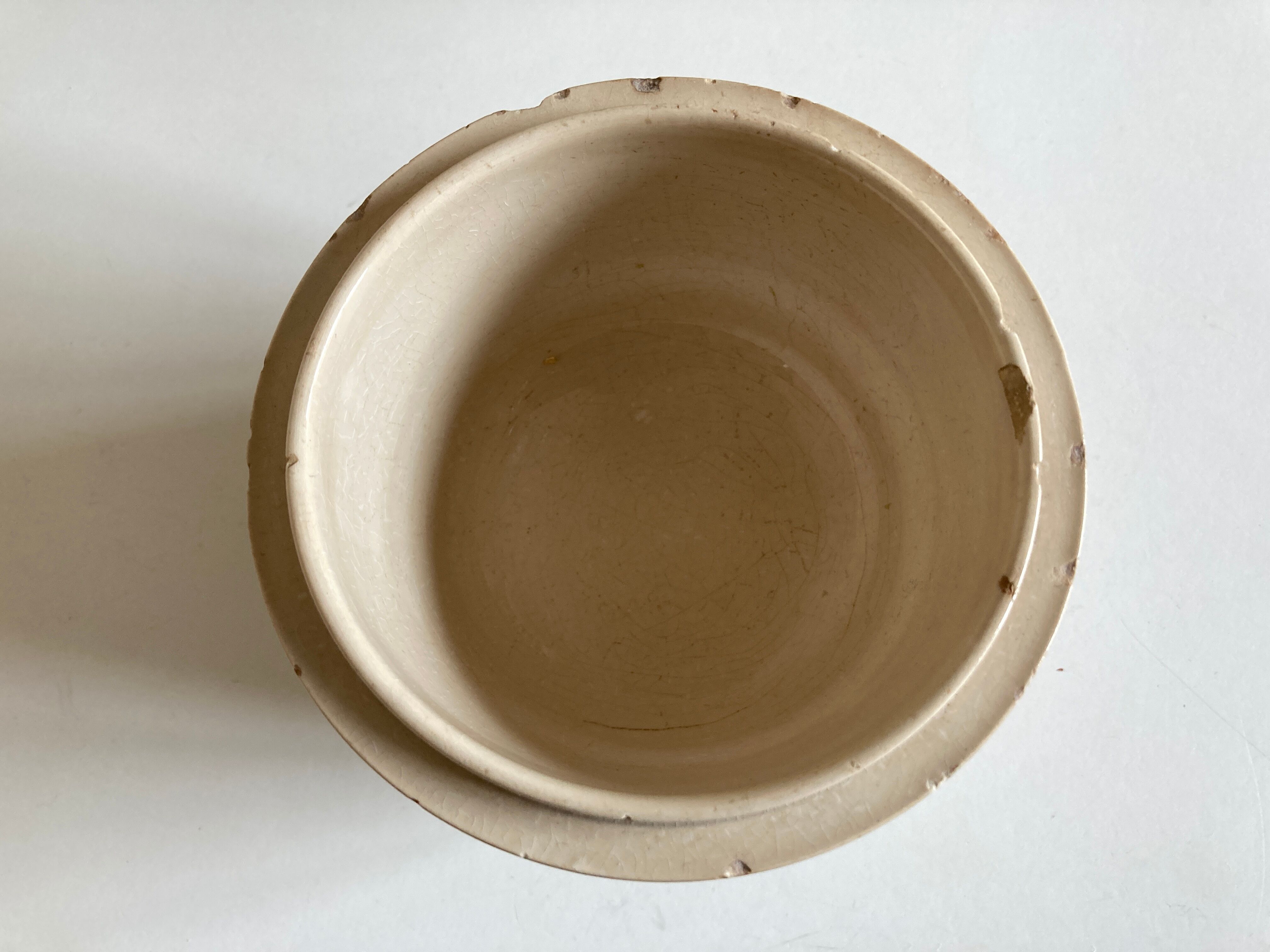 Pot de faïence directoire de digoin et sarreguemines néo classique 1860