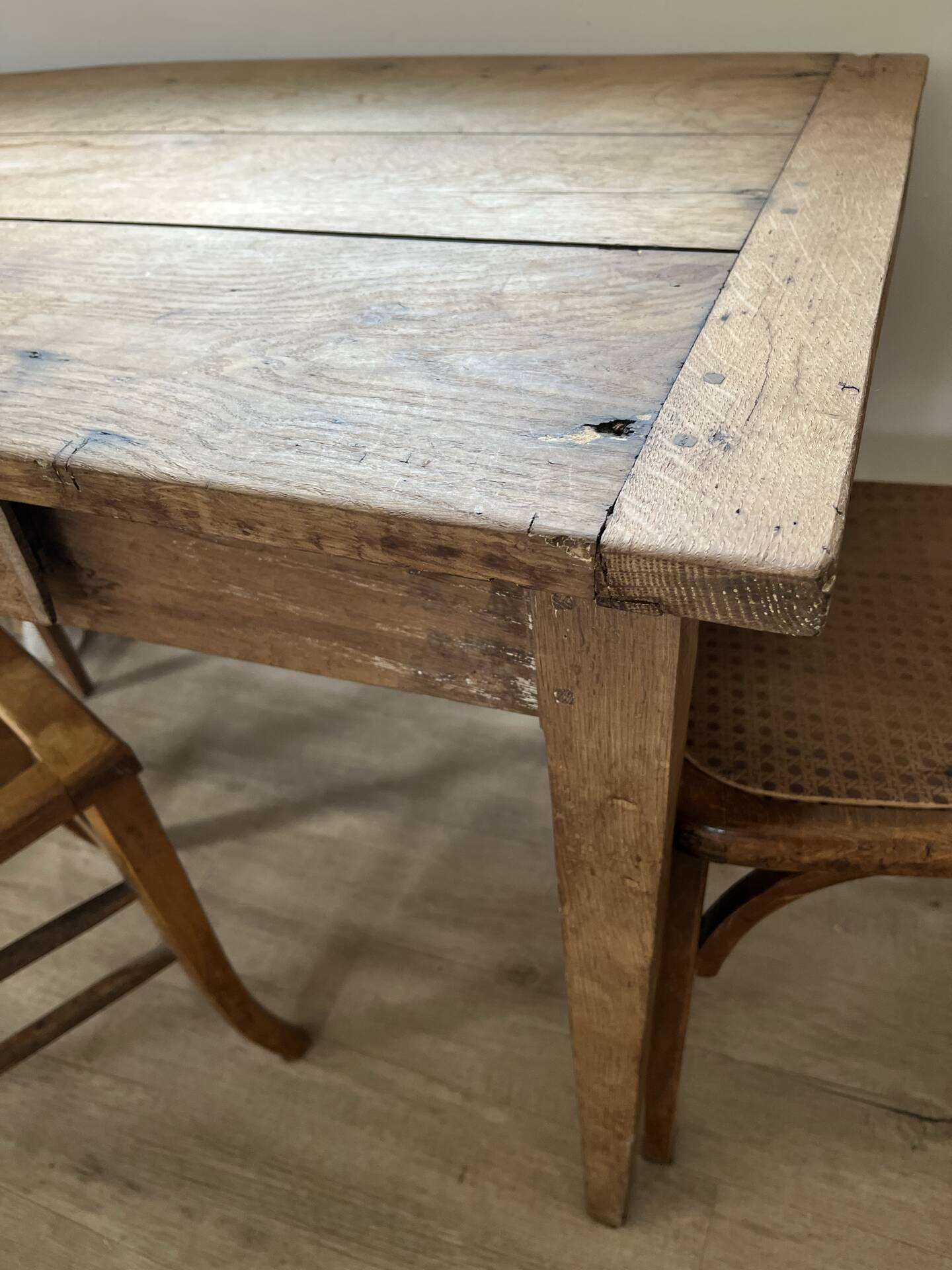 Oak farmhouse table