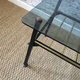 Table basse verre fumé