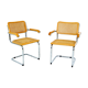 2 fauteuils B64 Marcel Breuer Italy 1990