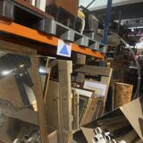 Mirror with wooden frame