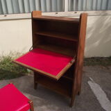 Secretary of the 50s in oak veneer