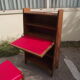 Secretary of the 50s in oak veneer
