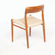 Lot de quatre chaises, Niels Otto Moller, modèle 75